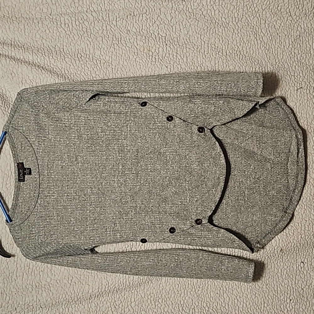 Juniors long sleeve high low shirt